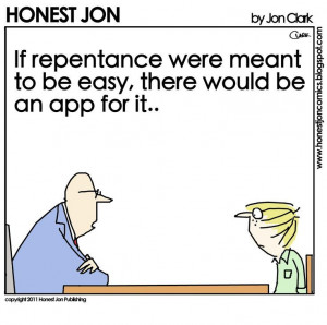 ... rather does He wish us to live in perpetual contrition.