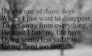 It’s Just One Of Those Days