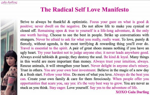 come up with our own visions of beauty, what happiness looks like ...