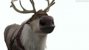 gif animals reindeer cute disney movie animation new lick frozen sven ...