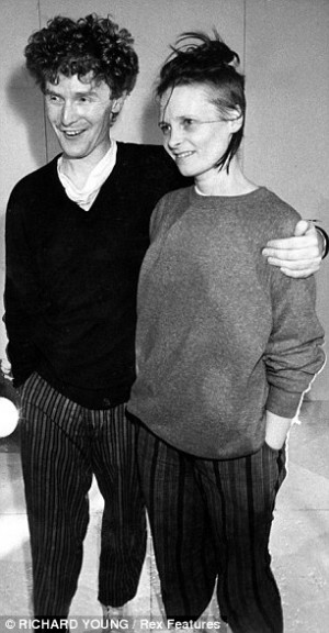Malcolm McLaren pictured with Westwood in 1981