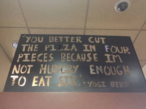 The food quotes are also sports quotes