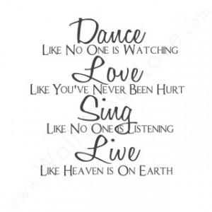 Dance. Love. Sing. Live.