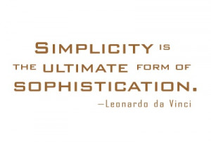 Da Vinci #quote #simplicity #sophistication