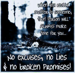 Empty Promises, B the lying cheating sociopath.