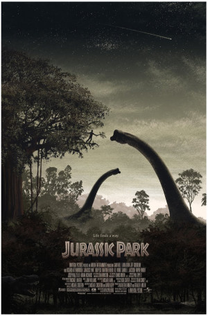 New Jurassic Park movie poster by JC Richard on sale details
