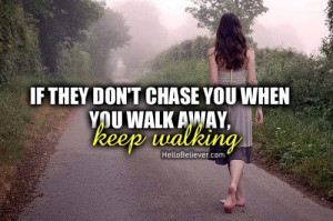 Keep walking :)
