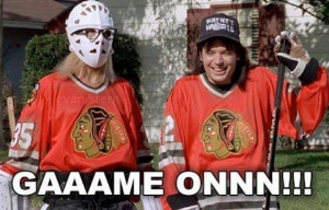 wayne s world can t play street hockey without saying this at least ...