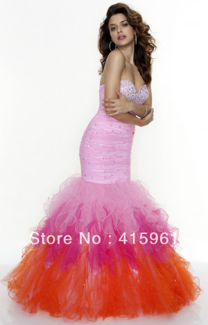 beaded floor length sexy mermaid corset back women new evening dress