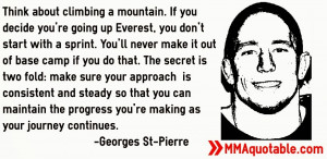 Ufc Quotes And Sayings More sayings and quotations from gsp. posted by ...