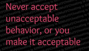and shut up | Say what you want and need - don't accept bad behavior ...