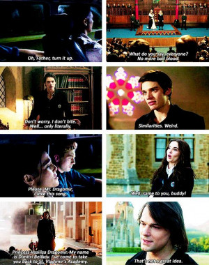 Vampire Academy - first & last quotes