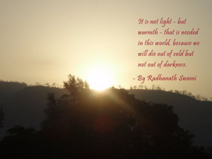 Radhanath Swami on Need in This World