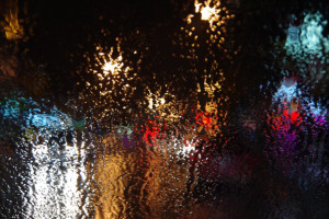 Davie Street - Rainy Night