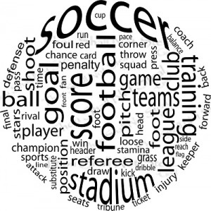 Soccer Wall Quote - Words