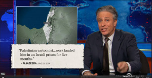 Screen shot: The Daily Show January 12, 2015