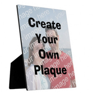 Create Your Own Photo Plaque