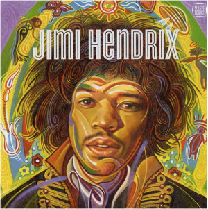 Jimi Hendrix Forever Stamp by the USPS