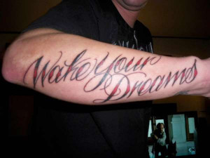 wake your dreams tattoo