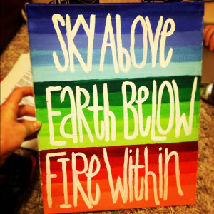 ... fire within #powerfulwords #brightcolors #canvas #painting #quote By