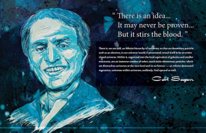Carl Sagan Quote (Wallpaper)