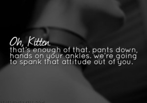 Master's sassy little brat