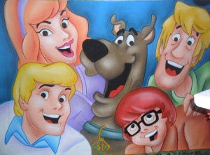 Arte Convite Scooby Doo Envio Por Email