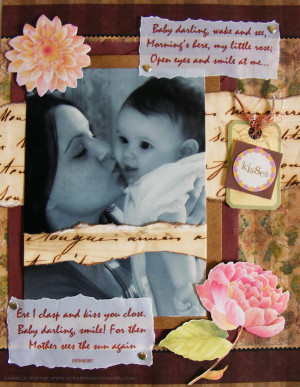 Baby Scrapbook Layouts: Journaling to remember your baby's special ...