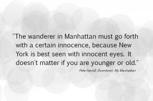 Pete Hamill quote about New York
