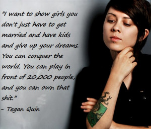 Hell yeah, totally agree. #teganquin #music