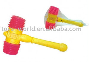 baby plastic hammer, plastic toy, music sound toy