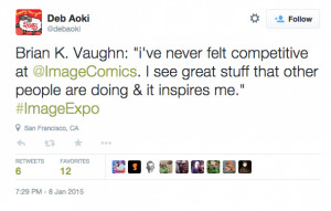 Deb Aoki quotes Vaughan as saying: