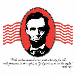 Lincoln Second Inaugural Address Quote Cut Outs