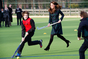 Just before her pregnancy announcement, Kate Middleton played field ...