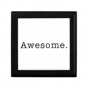 Awesome Quote Template Blank black white Gift Box
