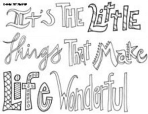 sayings colouring pages