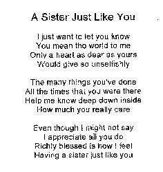 to sister poems thread i will never smoke again more sisters poem ...