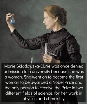 ... person ever to win two Nobel prizes in two separate fields of science