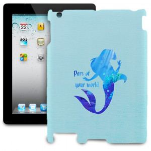 Disney-Princess-Ariel-Little-Mermaid-Quote-Tablet-Hard-Shell-Case-for ...