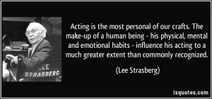 Quotes About Acting