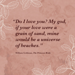 ... some of the most romantic lines in literature within their pages