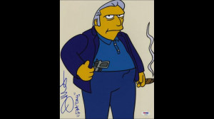 ... SIGNED 12x14 Photo VOICE FAT TONY The Simpsons PSA/DNA AUTOGRAPHED