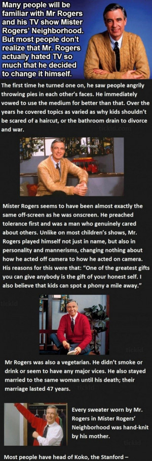 Mr. Rogers: This Man, Mr Rogers Neighborhood Quotes, Internet Site, Mr ...