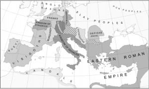 of the European States after the fall of the Western Roman empire