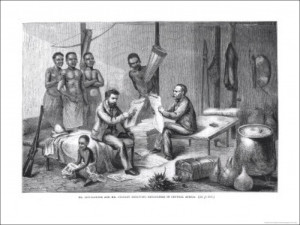 Dr. David Livingstone and Mr. Henry Morton Stanley Receiving ...