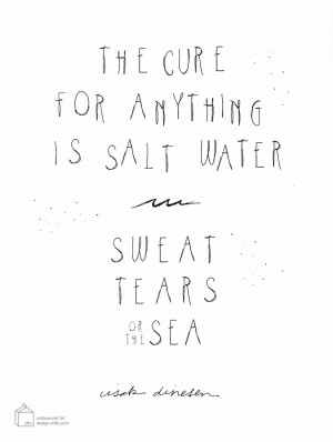 Today I love... Salt Water