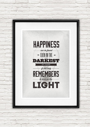 Harry Potter Poster, inspirational quote, nursery decor, typography ...