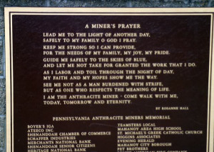 Coal Miners Prayer