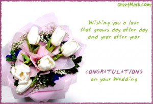 Congratulations Getting Married Quotes Bouquet congratulations on