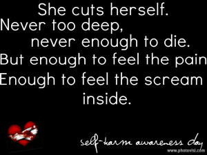 awareness quotes depression selfharm self harm depression quotes ...